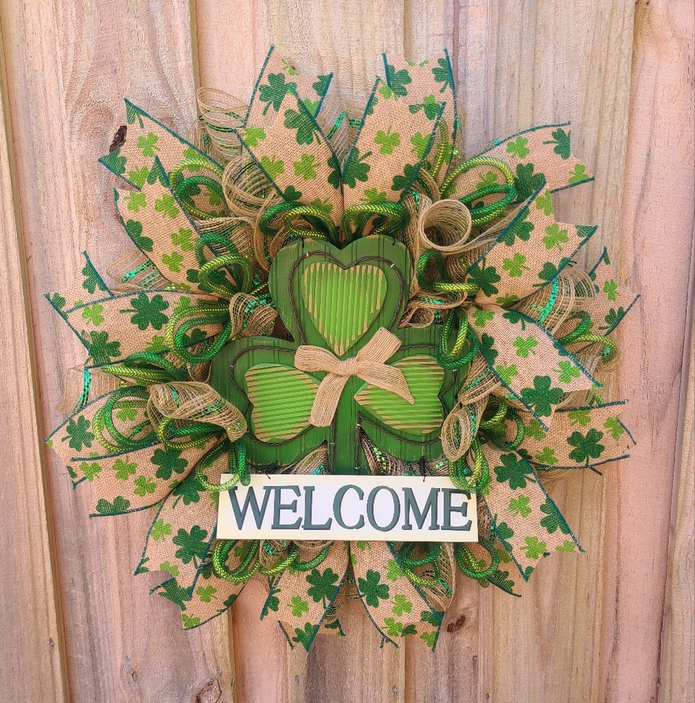 St Pattys wreath